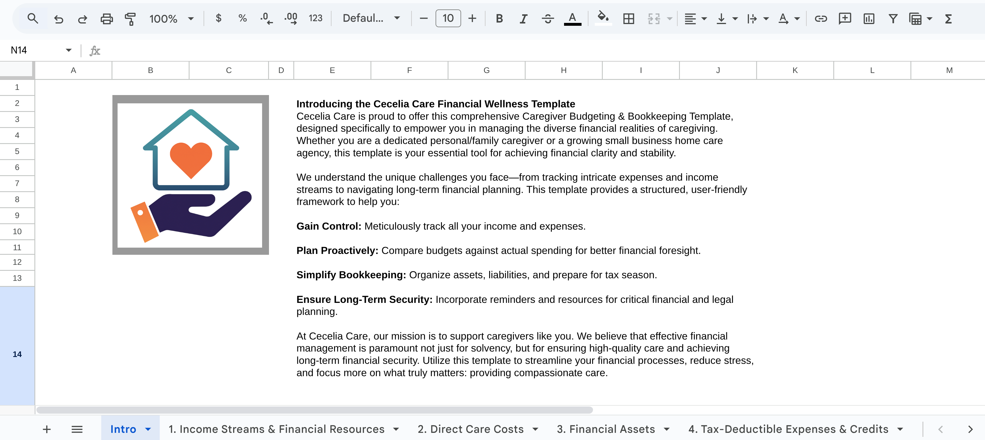 Budget Template Preview